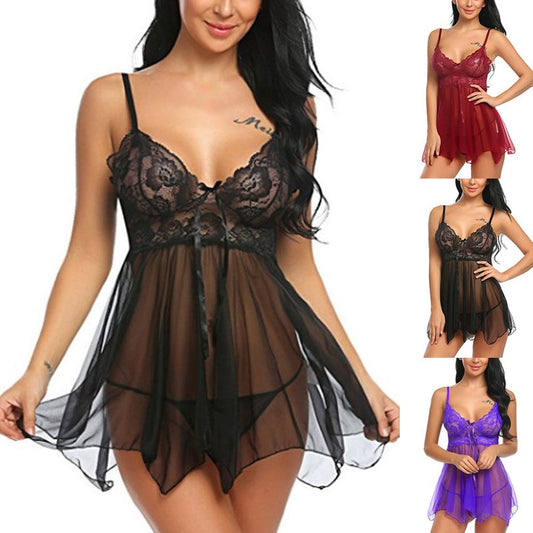 Sexy Lingerie Lingerie Sexy Fente Front Nightdress