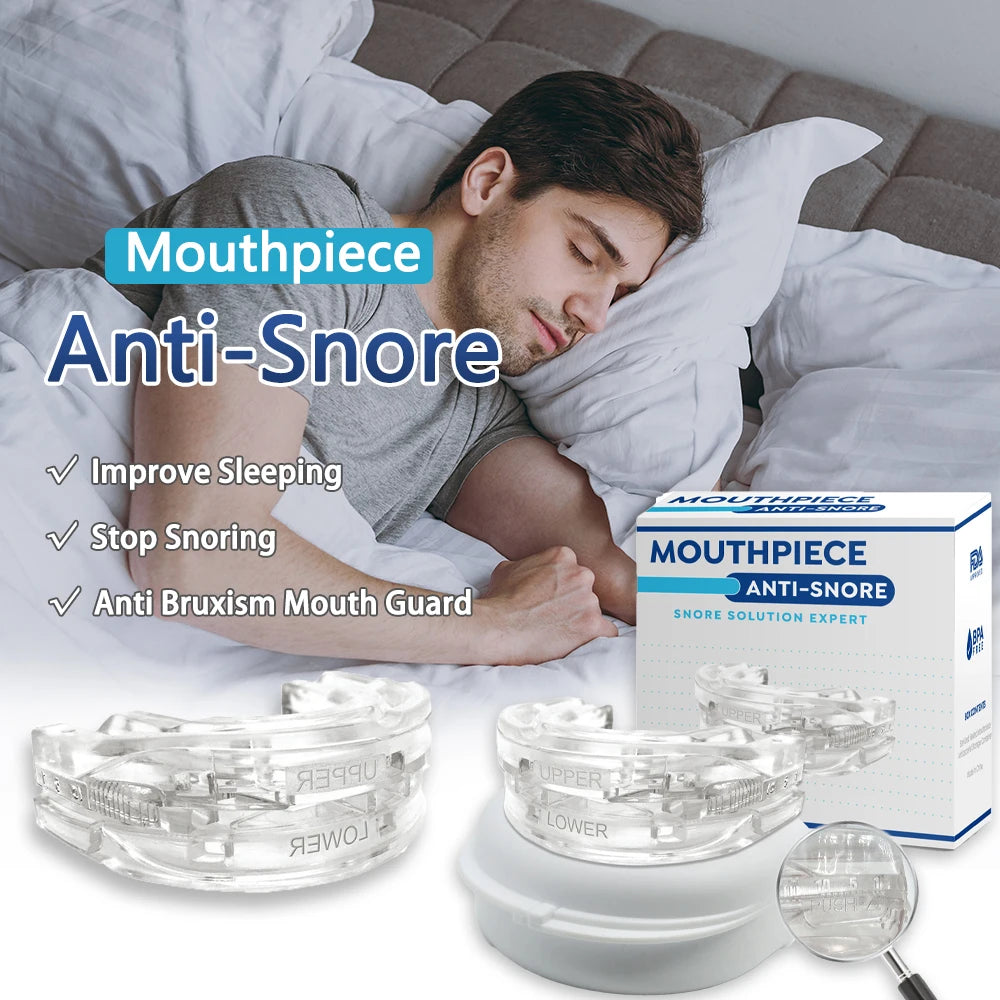 Silicone Anti-Snoring Teeth Mouth Night Device Stop Snore Care Tool