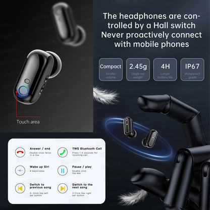 For HUAWEI New 2 in 1 Smartwatch With Earbuds Watch