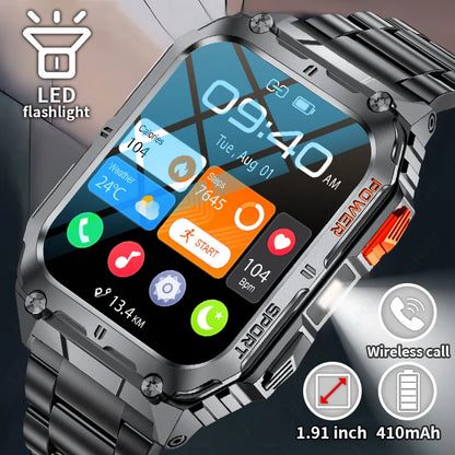 Screen Smart Watch With Led Lighting Health Monitor Smartwatch For Android IOS