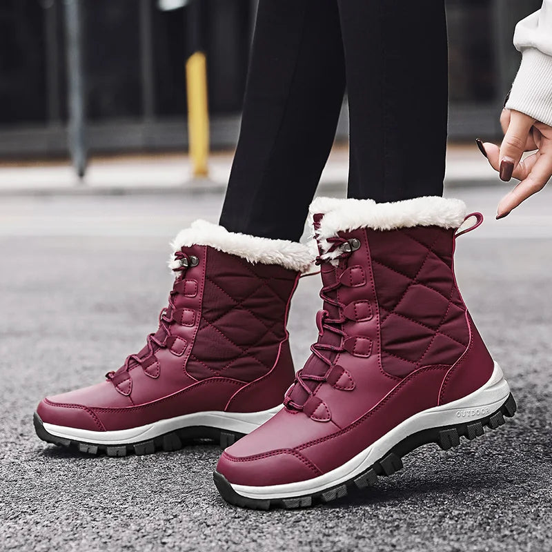 Ankle Boots Women Winter Shoes Keep Warm