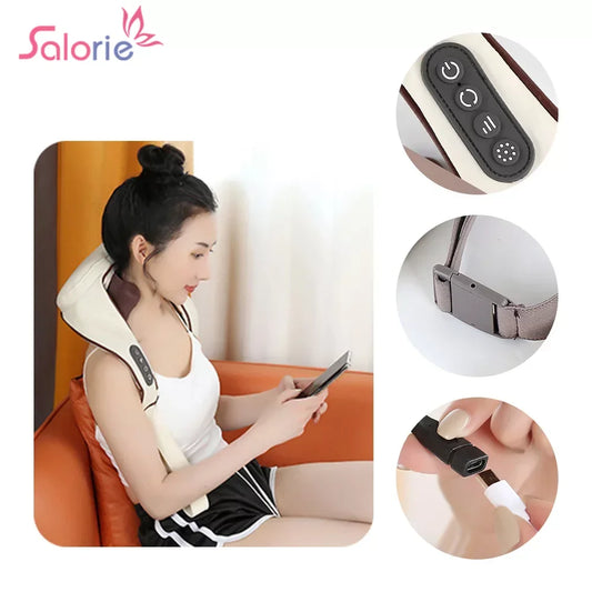 Electric Neck Cervical Leg Muscles Massage Shawl