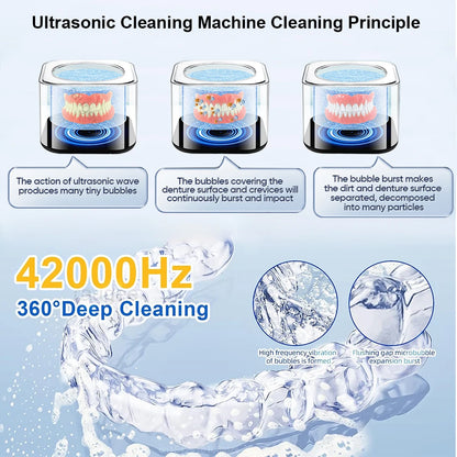 Ultrasonic Denture Cleaner  Frequency Jewelry